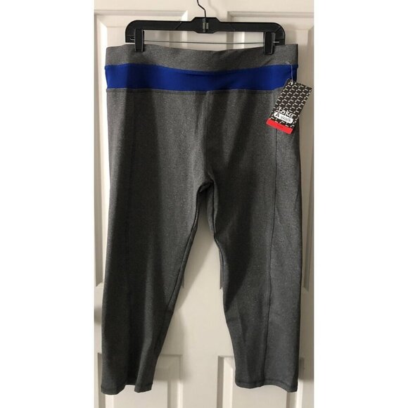 NWT Women's 3X Work Out Athletic Leggings Gray - Picture 1 of 8